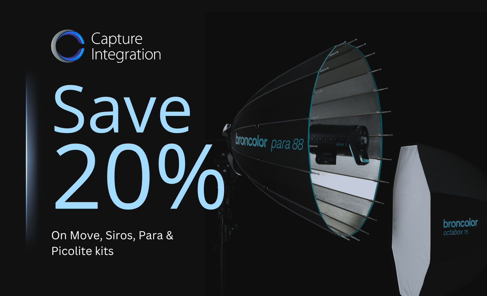 Save 20% On Broncolor Siros, Para, Move & More! - Capture Integration